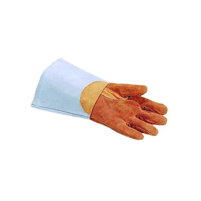 Gant de protection thermique en cuir avec manchette 200 mm – vue de près