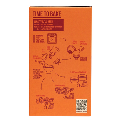 Boîte de préparation pour Carrot Cake PME – 450 g