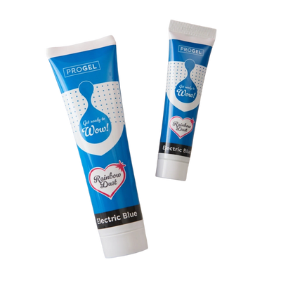 Colorant alimentaire concentré bleu électrique Rainbow Dust 100 g pour pâte à sucre et glaçages