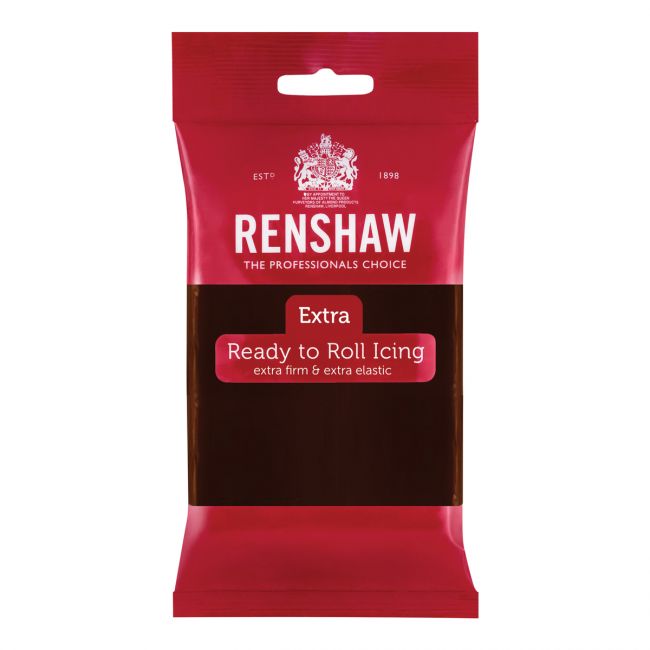 Renshaw Suikerpasta - 250g Choco Bruin EXTRA