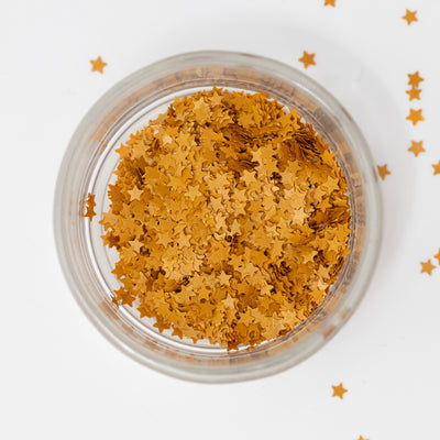 Paillettes Comestibles - Étoiles Dorées