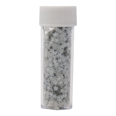 Paillettes Comestibles - Étoiles Argentées