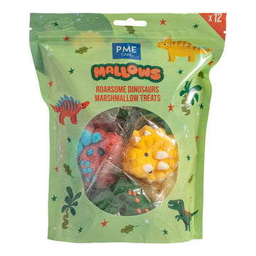 12 Marshmallow Treats Dinosaures