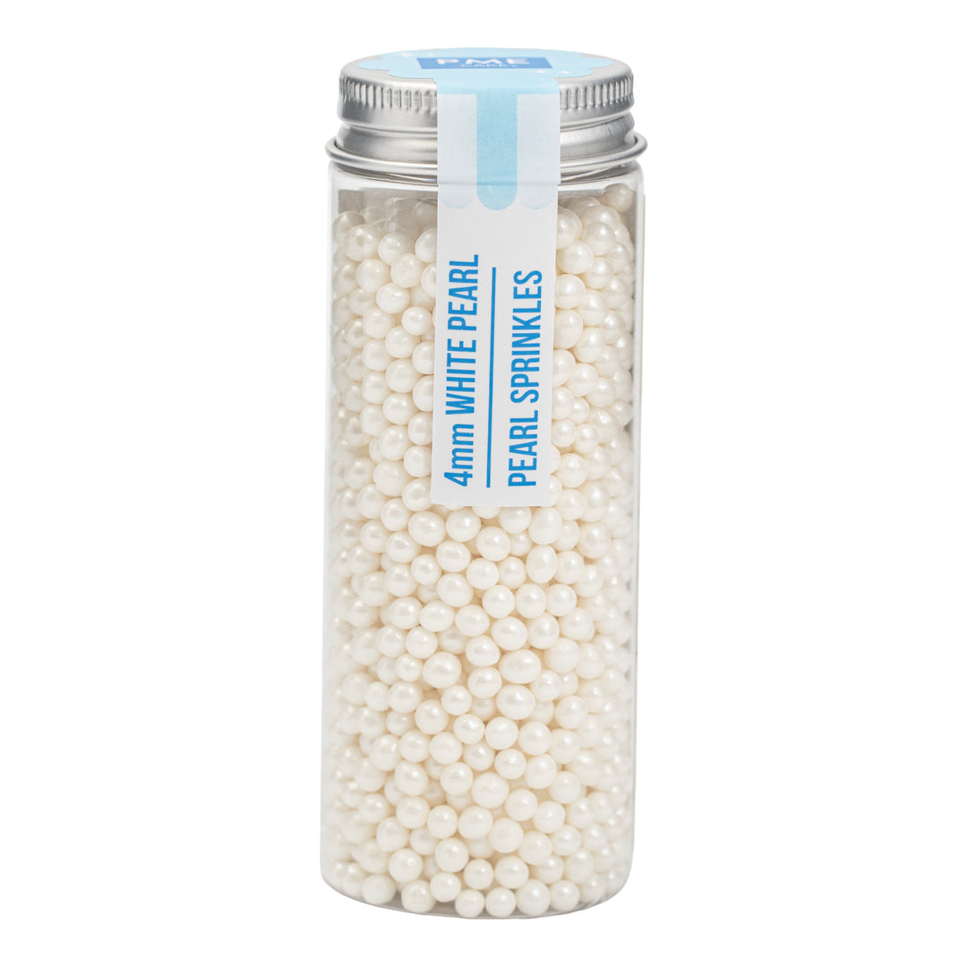 Perles Comestibles - Blanc Nacré 4mm