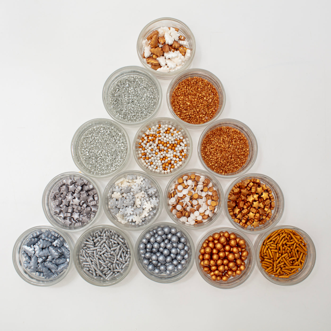Set/30 Sprinkles Assortis – Christmas Metallics 180 g