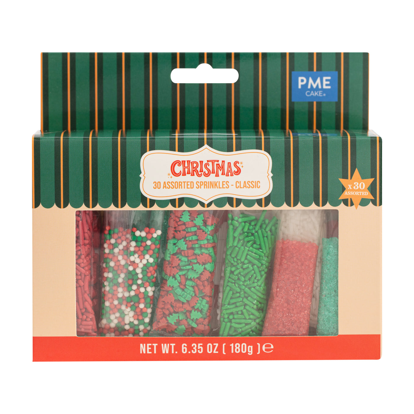 Set/30 Assortiment Strooisels – Kerst Klassiek 180 g