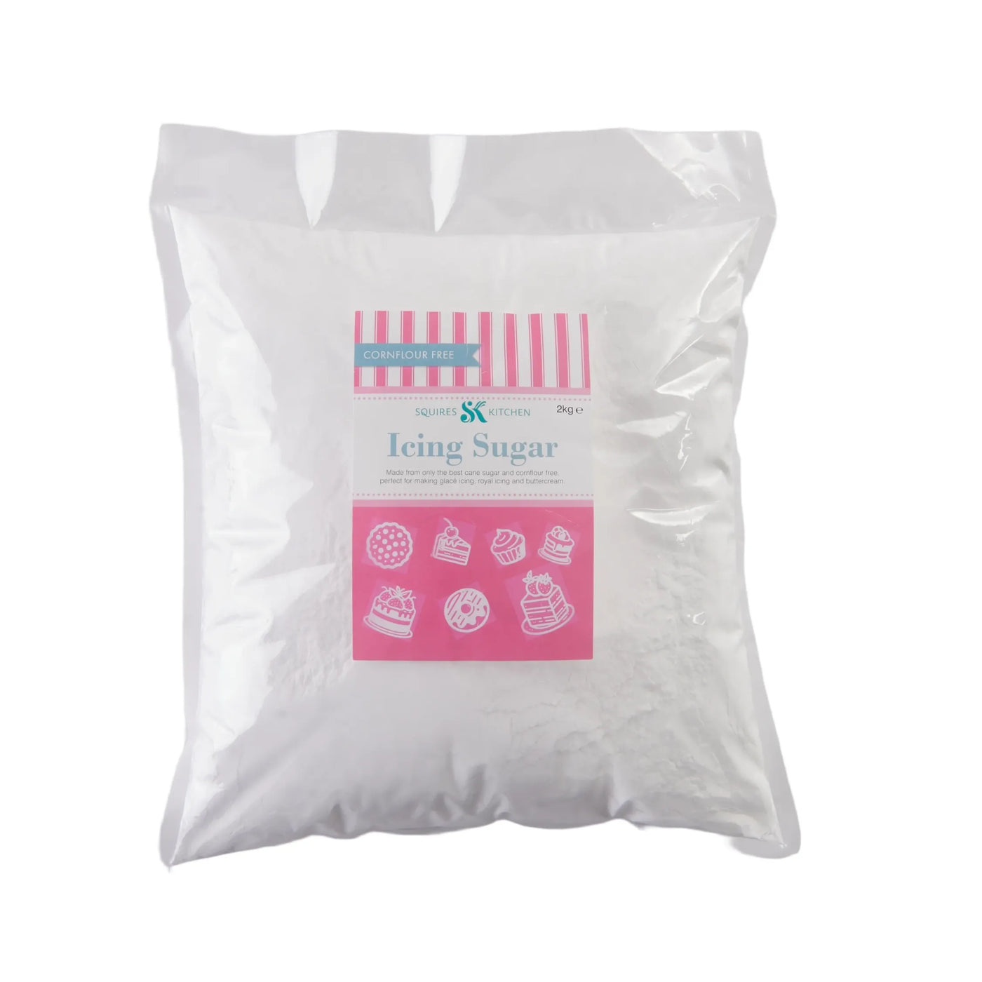 Sucre glace Squires Kitchen 2 kg sans amidon spécial royal icing et buttercream
