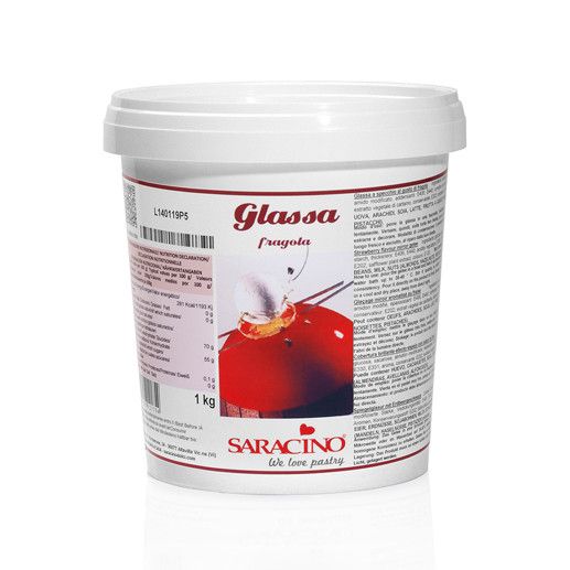 Glaçage Miroir Saracino Fraise - 1 kg