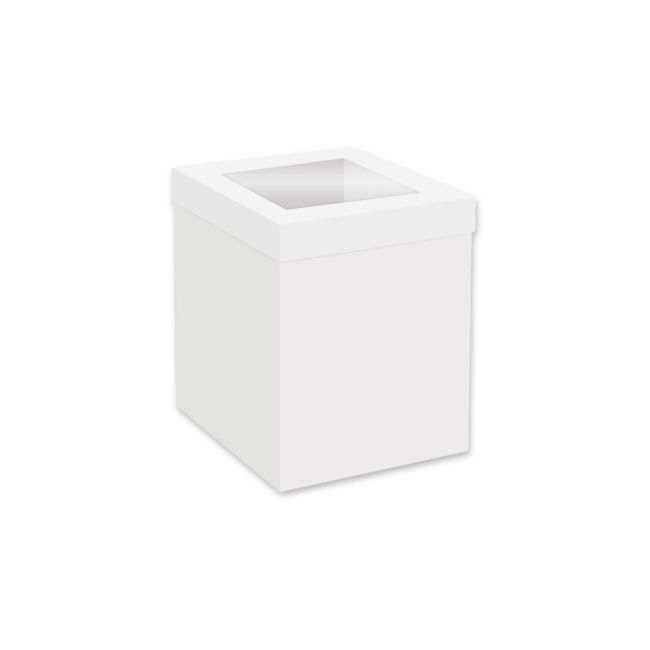 Boîte Haute avec Fenêtre – 20x20x25cm