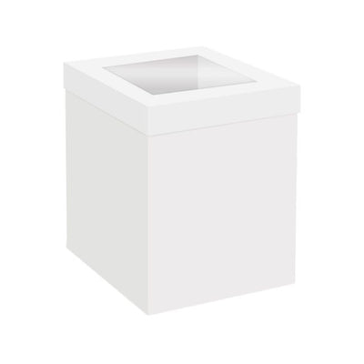 Boîte à gâteau haute blanche avec fenêtre Simply Making 30 x 30 x 30 cm – lot de 25
