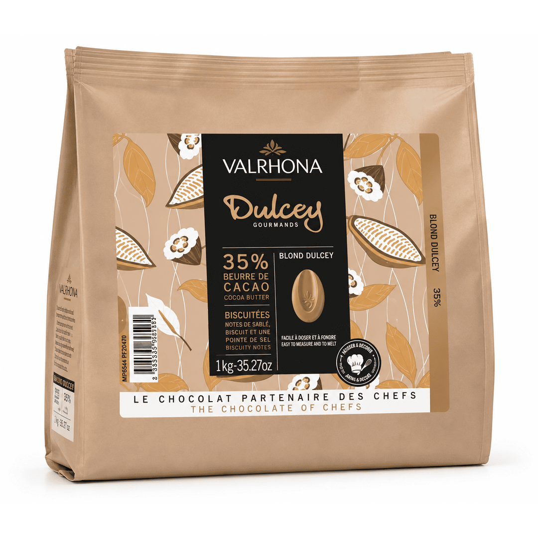 Fèves Chocolat Dulcey 35% Valrhona 1kg