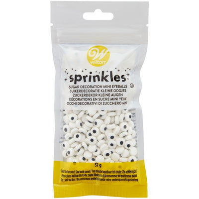 Mini yeux en sucre Wilton 7 mm prêts à poser