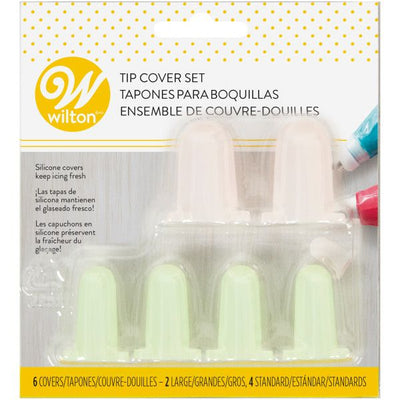 Couvre-douilles en silicone Wilton pour glaçage – set de 6 (tailles standard et grandes)
