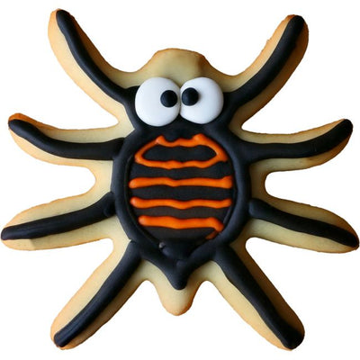 Biscuit araignée décoré réalisé avec l’emporte-pièce Wilton