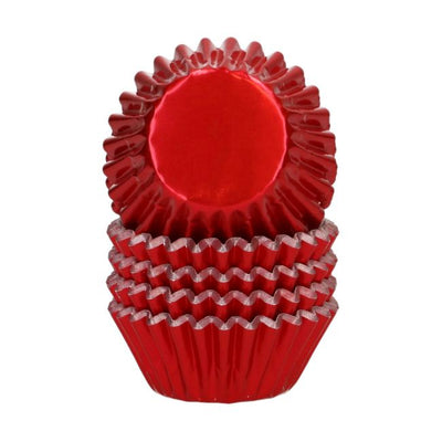 160 Mini Caissettes - Czerwone