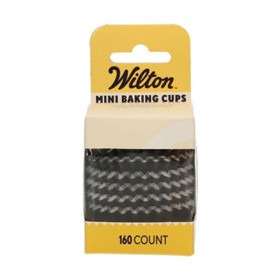 Caissettes de cuisson miniatures noires Wilton métalliques – lot de 160 pièces