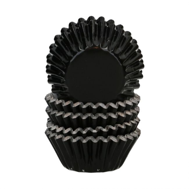 160 Mini Caissettes - Czarny