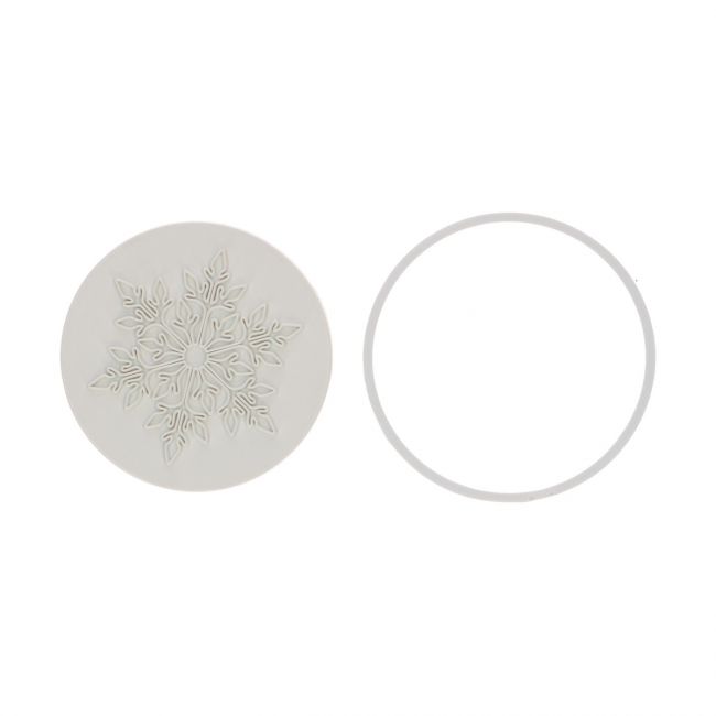 Emporte-pièce & Tampon Flocon de Neige