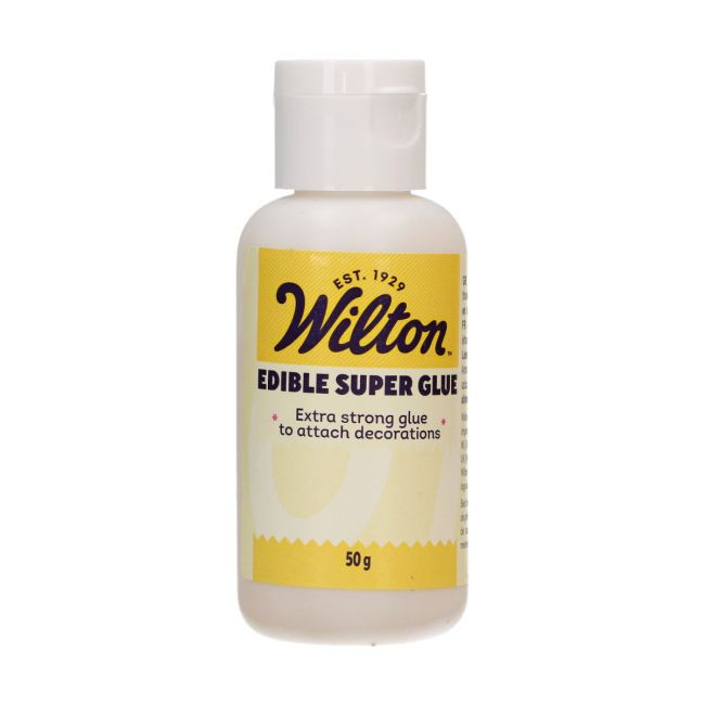Colle Alimentaire Super Forte Wilton – Flacon 50 g avec bouchon doseur