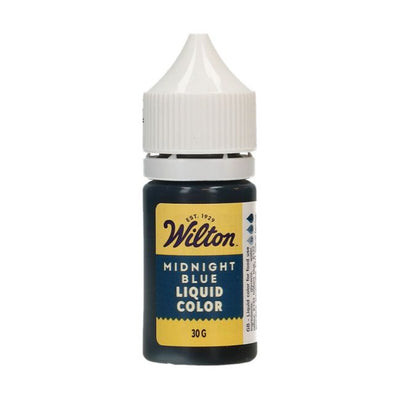 Colorant alimentaire liquide Wilton Midnight Blue 30 g – bleu nuit hydrosoluble