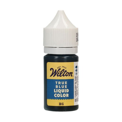 Colorant alimentaire liquide Wilton True Blue 30 g – bleu hydrosoluble
