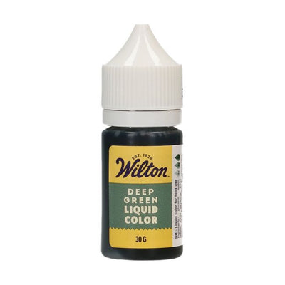 Colorant alimentaire liquide hydrosoluble Wilton Deep Green 30 g