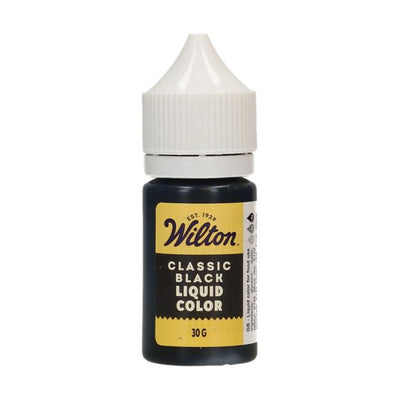 Colorant alimentaire liquide hydrosoluble Wilton Classic Black 30 g