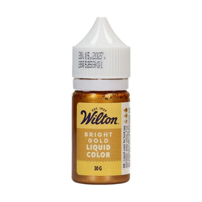 Colorant alimentaire liquide Wilton Bright Gold 30 g – or brillant hydrosoluble