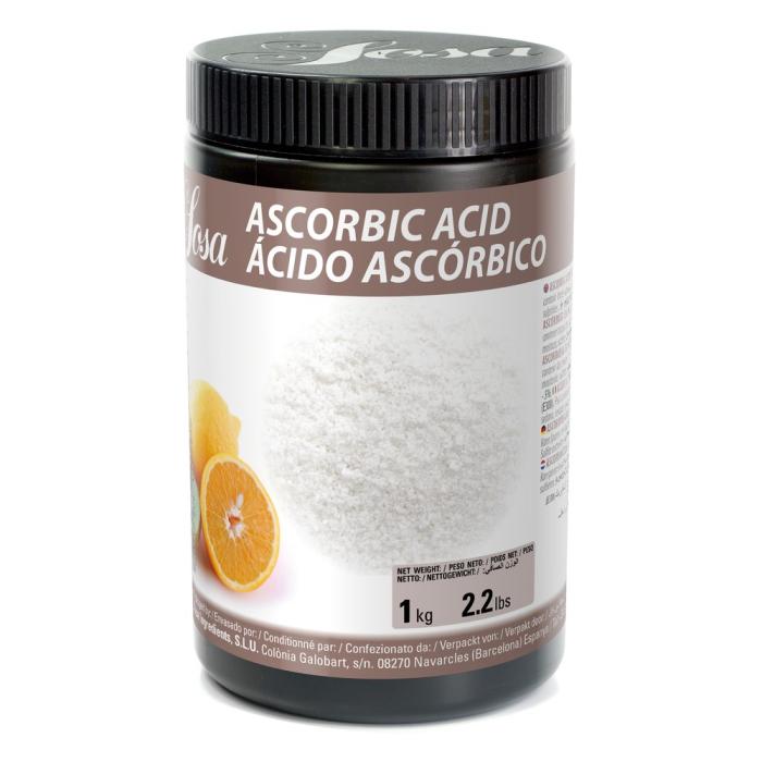 Acide Ascorbique Sosa 1 kg en pot – poudre antioxydante naturelle