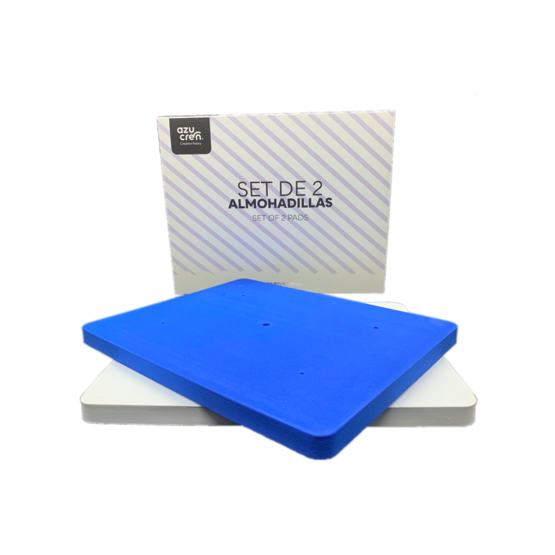 Set de 2 tapis en mousse Azucren – accessoires de modelage pour pâte à sucre et fleurs comestibles