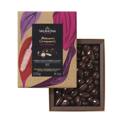 Amandes et Noisettes Enrobées - Noir - VALRHONA