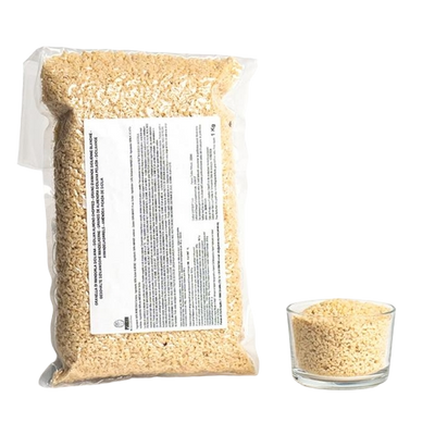 Amandes hachées en grains de Sicile Pariani – sac 1 kg – granulométrie 2 à 4 mm