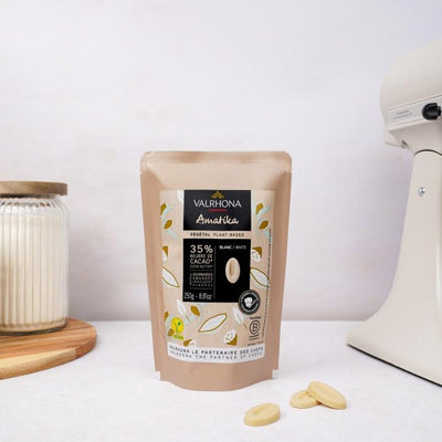 Amatika Blanc 35% – couverture végétale prête à l’emploi en cuisine