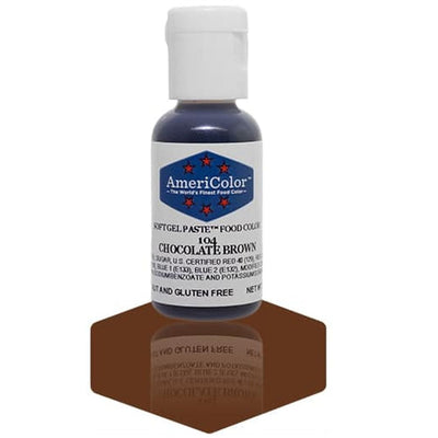 Colorant en gel AmeriColor Chocolate Brown pour pâtisserie et crèmes