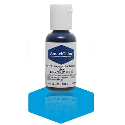 colorant bleu électrique, americolor electric blue, colorant pâtisserie