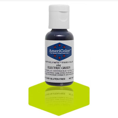 colorant vert pâtisserie, Americolor Electric Green, colorant alimentaire gel vert