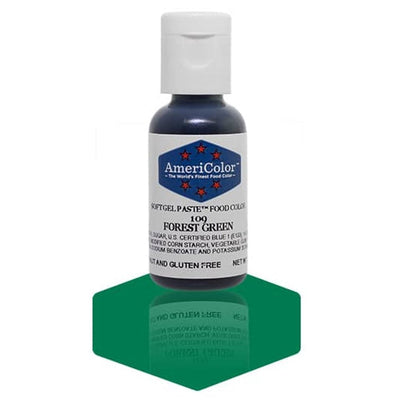 colorant vert forêt, colorant alimentaire americolor, colorant gel pâtisserie