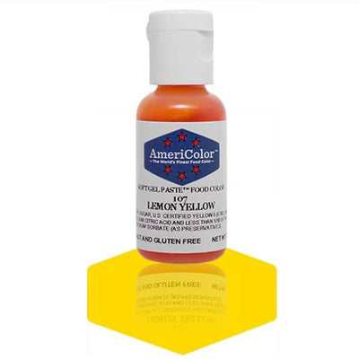 colorant jaune citron, colorant Americolor Lemon Yellow, colorant alimentaire pâtisserie