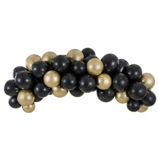 Arche de Ballons - Black & Gold - PARTY DECO