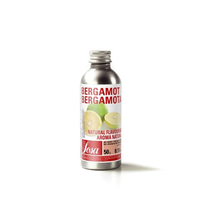 Flacon de 50 g d’arôme naturel de bergamote Sosa pour pâtisserie, glace et mixologie