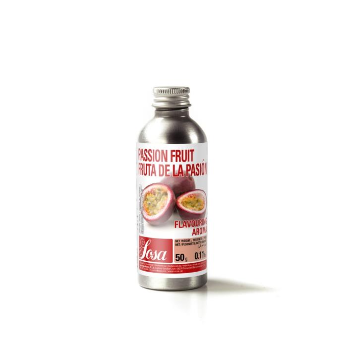 Flacon de 50 g d’arôme fruit de la passion Sosa pour pâtisserie et boissons