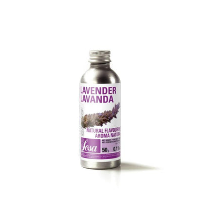 Flacon de 50 g d’arôme naturel de lavande Sosa pour pâtisserie et cocktails