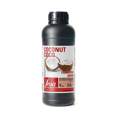 Flacon d’arôme naturel de noix de coco 1 kg Sosa pour production alimentaire