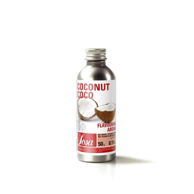 Flacon de 50 g d’arôme naturel de noix de coco Sosa pour applications alimentaires