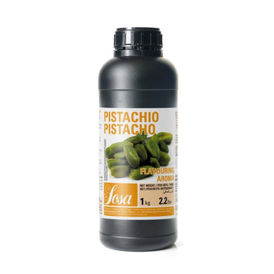Flacon de 1 kg d’arôme naturel de pistache Sosa – format professionnel