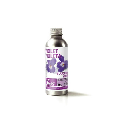 Flacon de 50 g d’arôme naturel de violette Sosa pour crèmes, glaces et cocktails