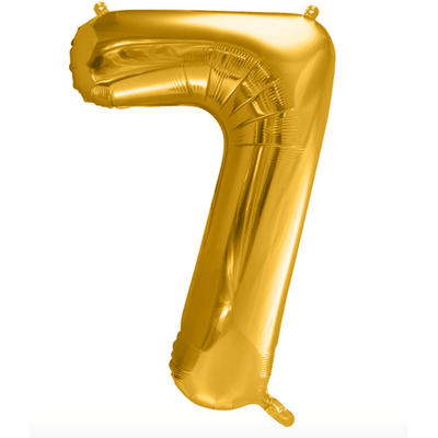 Ballon Chiffre Gold XXL - 86 cm - Patissland