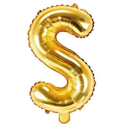 Ballon Lettre Gold - 35 cm - PARTY DECO