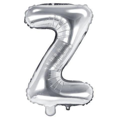 Ballon Lettre Gris Silver - 35 cm - PARTY DECO