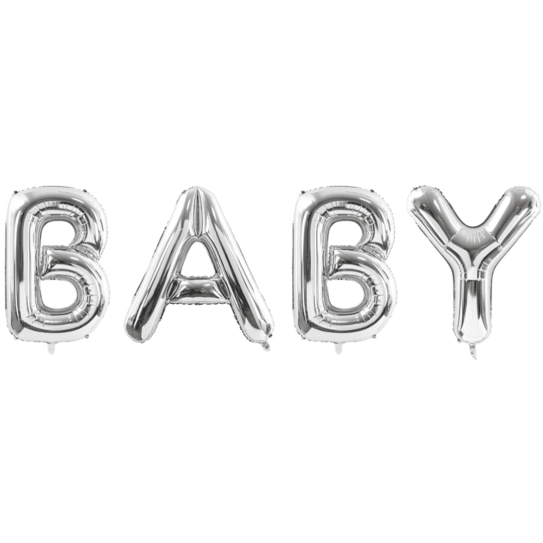 Ballons Aluminium Silver - Baby